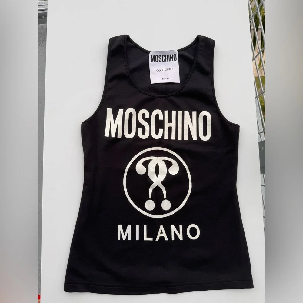 Moschino Couture Black Top Women Us2